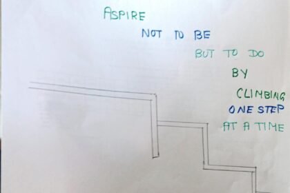 Aspire Not to Be But to Do — Live a Life of Action and Meaning.
